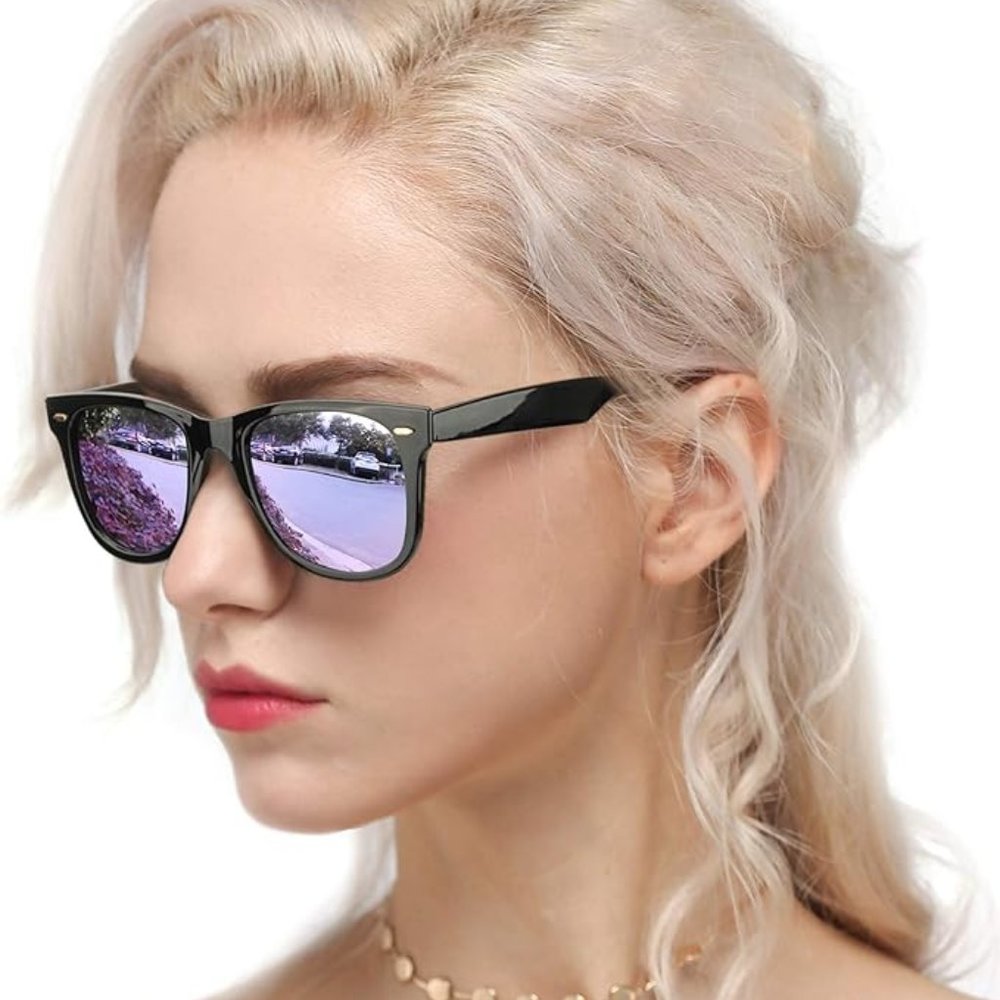 Classic purple sunglasses